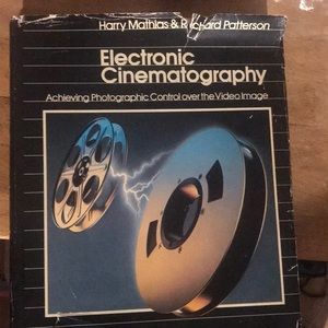 Electronic Cinematography 1985 Vintage hardcover Film book